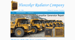 Desktop Screenshot of hunzekerradiator.com